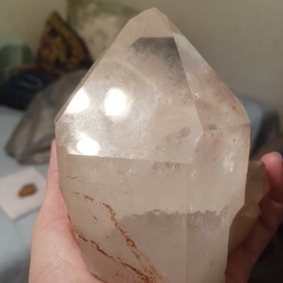 Smokey gray quartz, this is originally from Arkansas near Mount Ida. - Picture 15 of 16